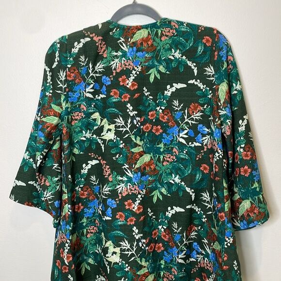 Soft Surroundings Cottage Garden Topper Open Front Cardigan Size Small - Picture 8 of 8